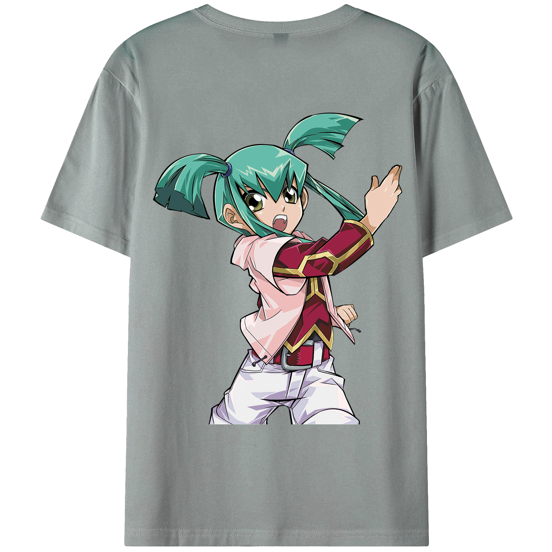 （画像用） 遊☆戯☆王 Yu-Gi-Oh! 綿100％ メンズ半袖Tシャツ（バックプリント） 通気性